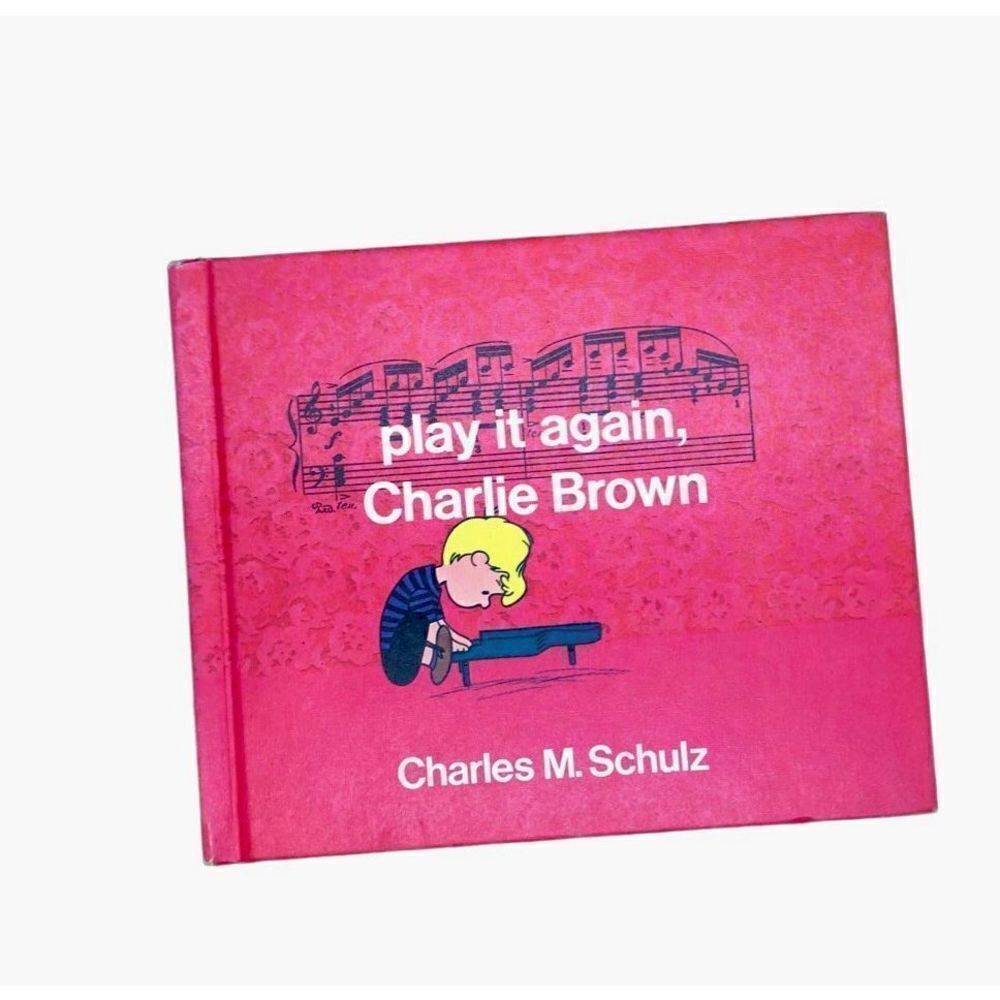 Play It Again, Charlie Brown Hardback Vintage Book by Charles M. Schulz